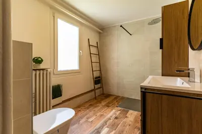 Salle de bains dans l'établissement Le cosy * Charmant * Studio