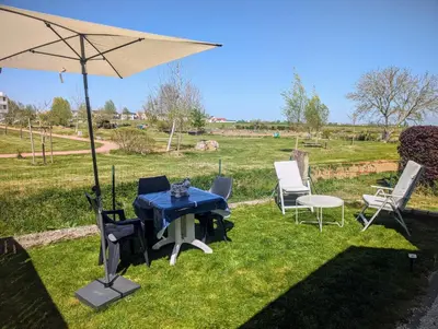 Jardin de l'établissement L'atelier de Jane