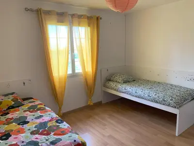 Un ou plusieurs lits dans un hébergement de l'établissement Une pause à Dompierre