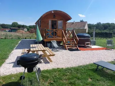 Jardin de l'établissement Le Domaine des Nomades