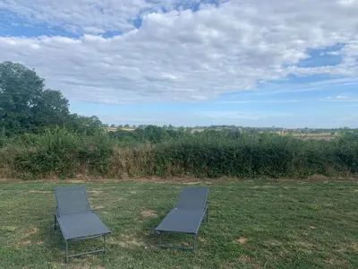 Paysage naturel près de le camping