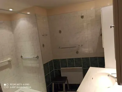 Salle de bains dans l'établissement MAISON DE CAMPAGNE