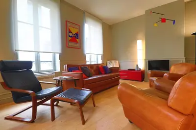 Télévision ou salle de divertissement dans l'établissement Le Chalet Saint Vincent