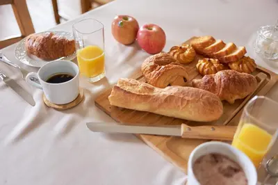 Nourriture dans le B&B/chambre d'hôtes ou à proximité