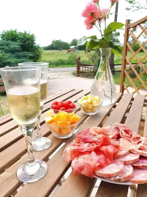 Nourriture dans la maison de vacances ou à proximité