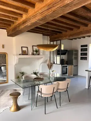 Cuisine ou kitchenette dans l'établissement Le Meix Saint Vital