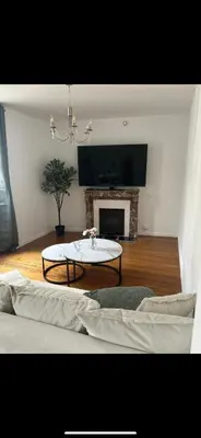 Télévision ou salle de divertissement dans l'établissement Appartement T2 plein centre