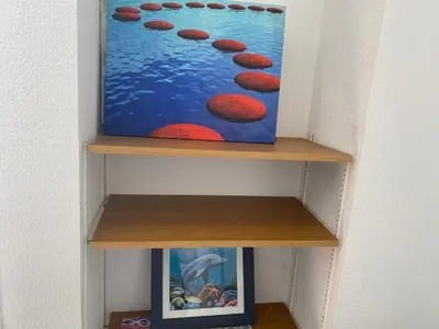 Bibliothèque dans l'appartement