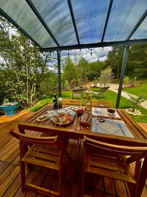 Jardin de l'établissement La cabotte du renard