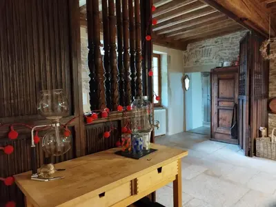 Plan de l'établissement La Baudinière, Chambre La Dorée