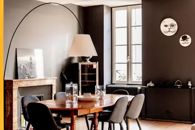 Coin salon dans l'établissement Chez Flo