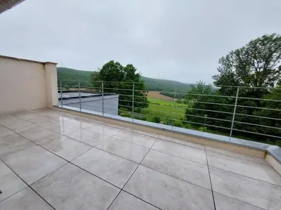 Balcon ou terrasse dans l'établissement Studio entre Beaune et Dijon