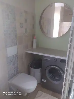 Salle de bains dans l'établissement Charmant Appartement 2 pièces avec extérieur