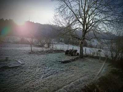 Paysage naturel près de la maison de vacances