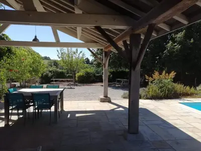 Jardin de l'établissement Le Theureau Gîte voor 6 personen