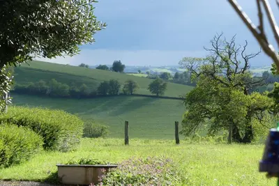 Paysage naturel près de la maison de vacances