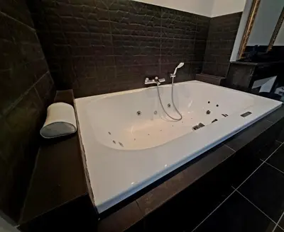Salle de bains dans l'établissement L'Hotel Particulier