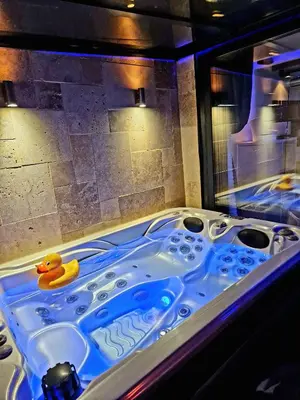 Plan de l'établissement Maison cosy piscine jacuzzi sauna