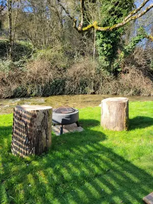 Jardin de l'établissement La Casa du Vau - Tiny House