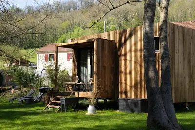 Jardin de l'établissement La Casa du Vau - Tiny House