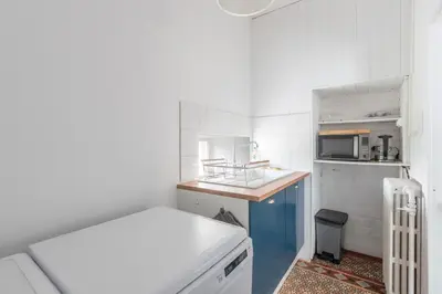 Cuisine ou kitchenette dans l'établissement Le Domaine de La Guicheuse