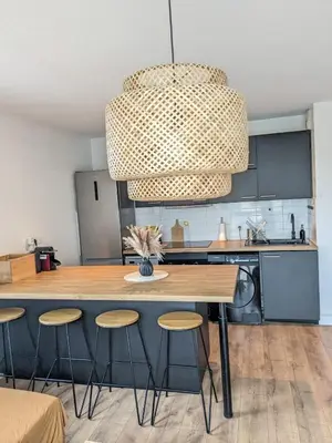 Cuisine ou kitchenette dans l'établissement Le Clairvaux - Proche centre avec 1 place en parking souterrain