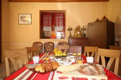 Nourriture dans le B&B/chambre d'hôtes ou à proximité