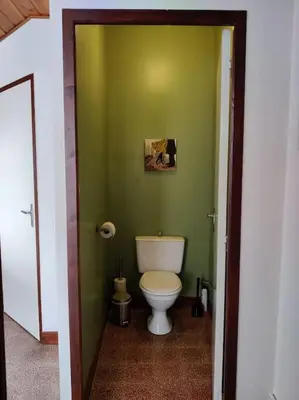 Salle de bains dans l'établissement Le Puits du Bonheur
