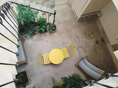 Balcon ou terrasse dans l'établissement La Traige du Midi