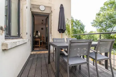 Balcon ou terrasse dans l'établissement L'appartement de Marie - Appt avec terrasse