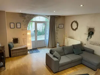 Coin salon dans l'établissement Maison Perrières