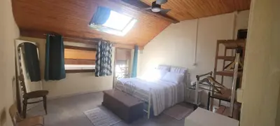 Un ou plusieurs lits dans un hébergement de l'établissement Appartement duplex avec balcons