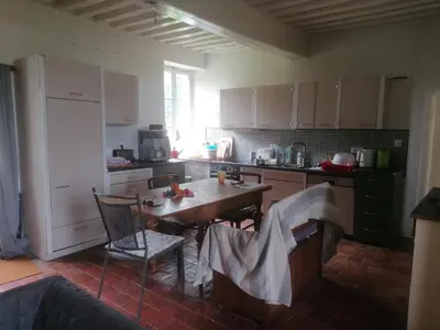 Cuisine ou kitchenette dans l'établissement Natur und Sterne