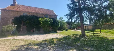 Jardin de l'établissement A la Ferme du Trembloy