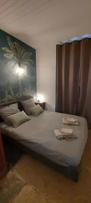 Un ou plusieurs lits dans un hébergement de l'établissement A la Ferme du Trembloy