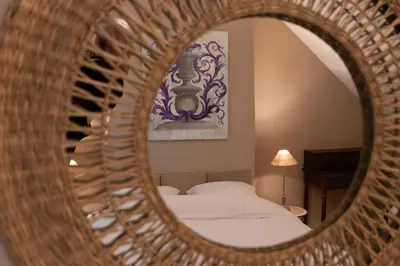 Un ou plusieurs lits dans un hébergement de l'établissement Cabana & La Maison du Père Amour