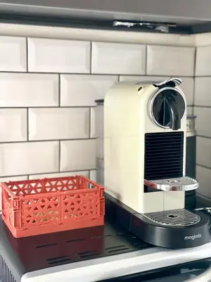 Cuisine ou kitchenette dans l'établissement Studio Le Bareuzai