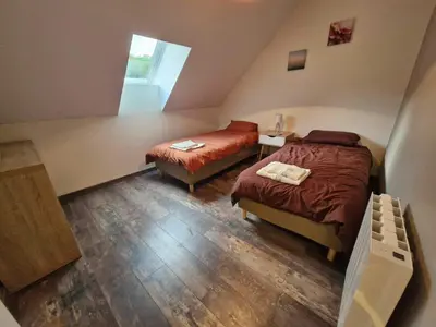Un ou plusieurs lits dans un hébergement de l'établissement Maison de la Butte de Thil