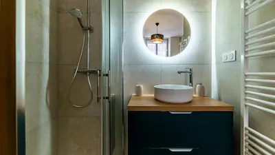 Salle de bains dans l'établissement Le Chouette Toucan