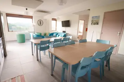 Télévision ou salle de divertissement dans l'établissement Gîte du Haut Morvan