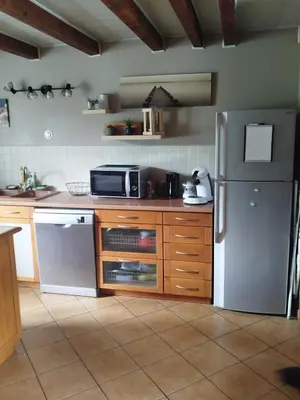 Cuisine ou kitchenette dans l'établissement Manisba