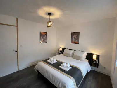 Un ou plusieurs lits dans un hébergement de l'établissement La Maison de la Mare
