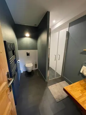 Salle de bains dans l'établissement La remise