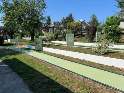 Jardin de l'établissement Ushuaïa Villages-Domaine de Scott