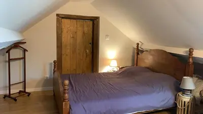 Un ou plusieurs lits dans un hébergement de l'établissement Studio à 15mn de Beaune