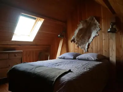 Plan de l'établissement Chalet charmant à Marigny-l'Église avec cheminée