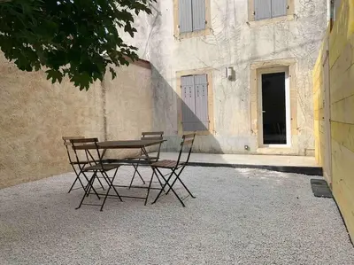 Terrasse ou espace extérieur de l'établissement Les Minoteries Aux portes de la gastronomie