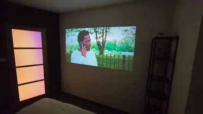 Télévision ou salle de divertissement dans l'établissement ARKANA, appartement avec 2 places de parking