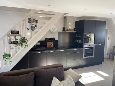 Cuisine ou kitchenette dans l'établissement Les Vues de Lily - Dijon
