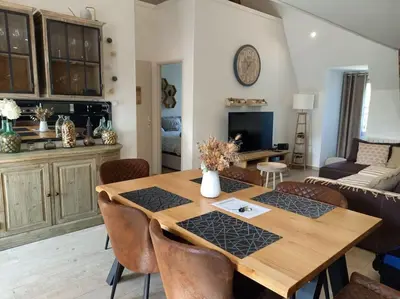 Cuisine ou kitchenette dans l'établissement Les Vues de Lily - Dijon